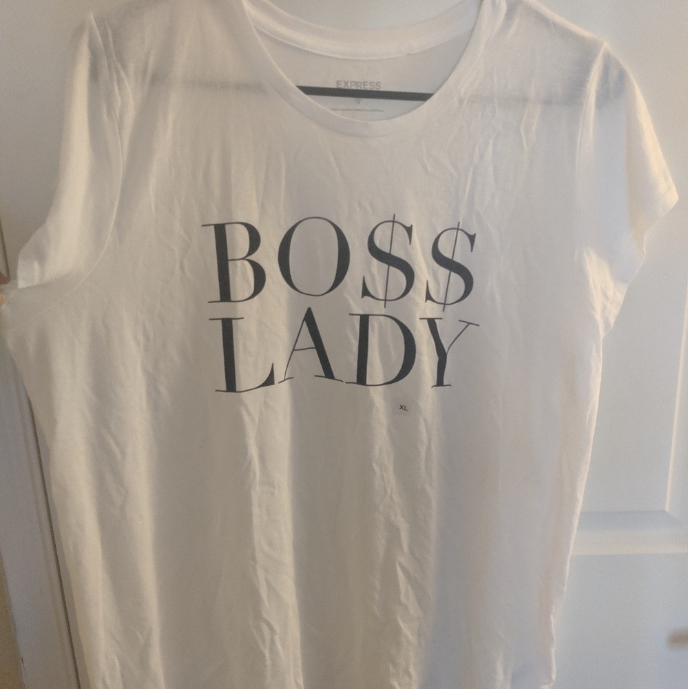Express t-shirt ' boss lady '